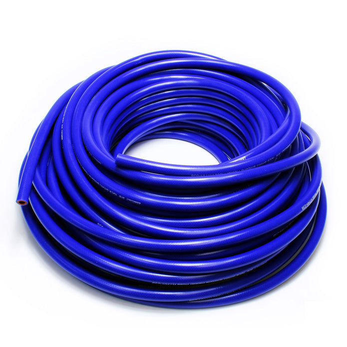 HPS High Temp 5/16" ID (8mm) Reinforced Silicone Heater Hose Blue- 100Feet