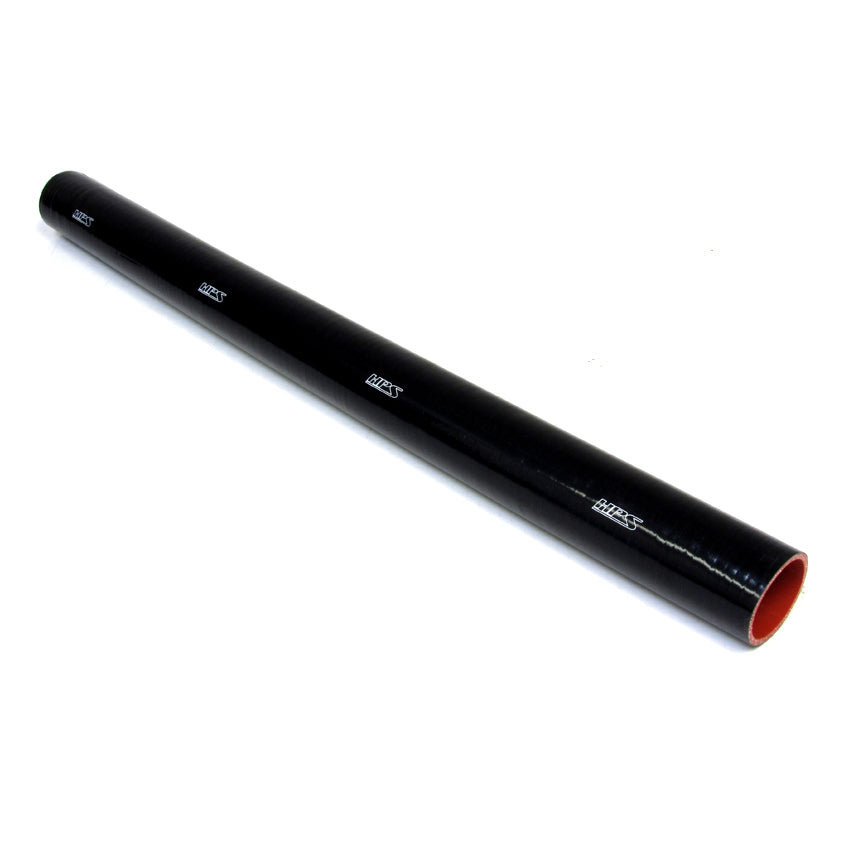 HPS 3/8" ID, 3 Feet Length, Silicone Straight Coupler Coolant Tube Hose, High Temp 4-ply Reinforced, Black, 9.5mm ID