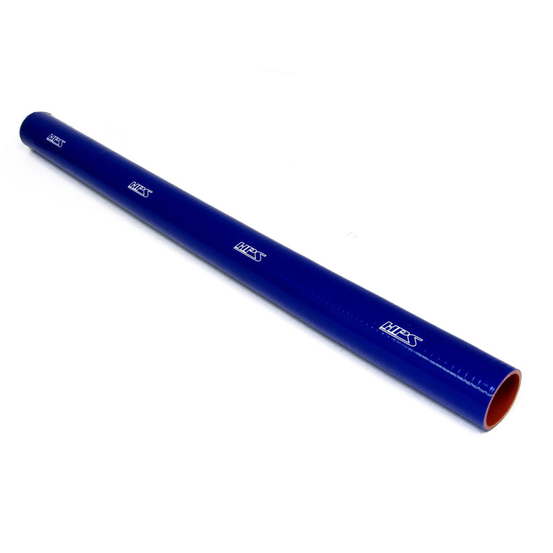 HPS 2-1/8" ID, 3 Feet Length, Silicone Straight Coupler Coolant Tube Hose, High Temp 4-ply Reinforced, Blue, 54mm ID