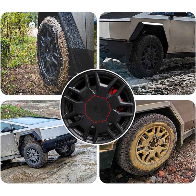 Tesery Center Hub Caps for 20" Cyber Wheels for Cybertruck