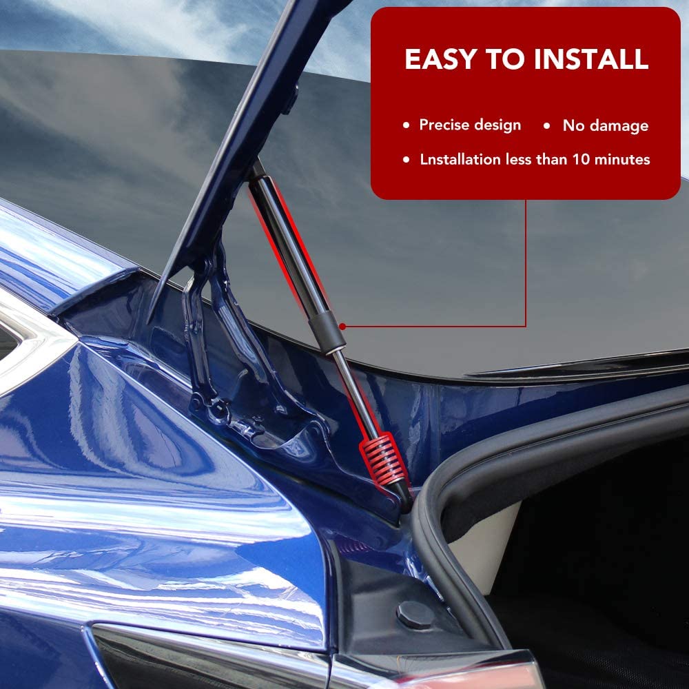 Tesery Hydraulic Trunk Support Rod for Model 3 | Automatic Full-Open | Upgraded Springs | Easy Install