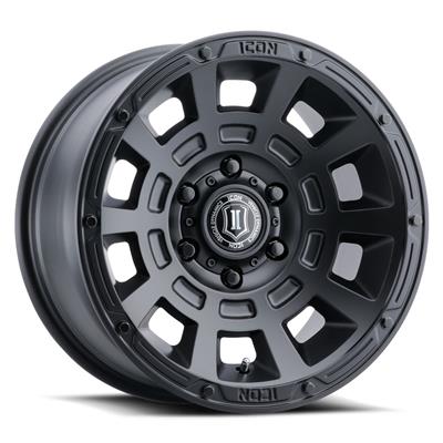 Icon Alloys Thrust Satin Black Wheels - 2817858357SB