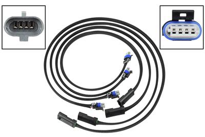 ICT Billet LS Ignition Coil Wiring Harness Extensions - WEC0I40V4