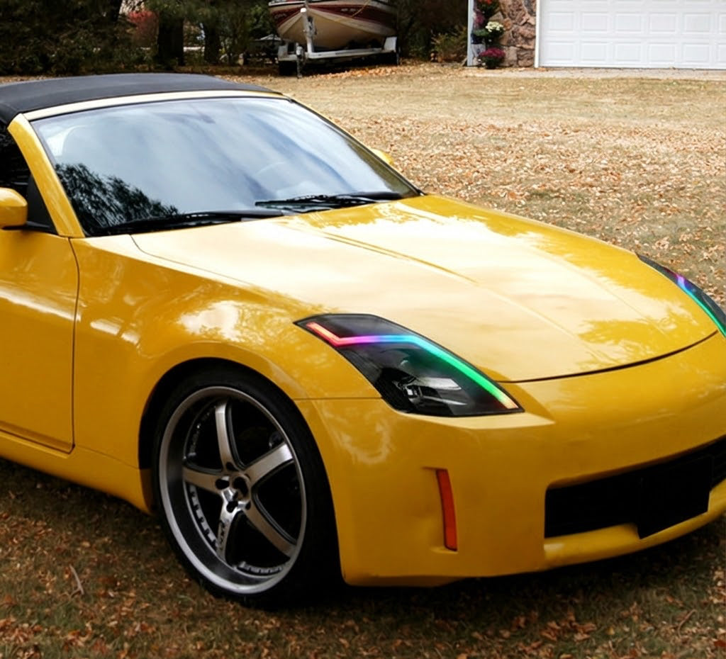 NTXGlow RGB Headlights (2003–2005 Nissan 350Z)