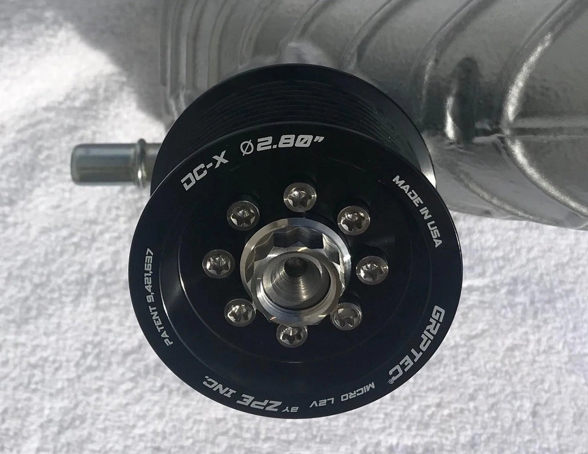 GripTec Hellcat Engine Pulley Only w/ Griptech V2 (Black)