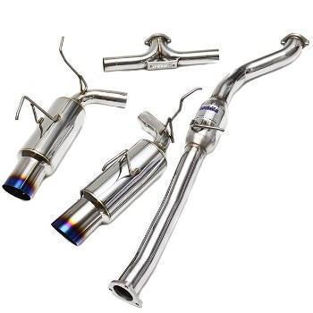 JDMuscle Invidia [00-09 S2000] Dual N1 Cat-Back Exhaust - Dual Titanium Tips