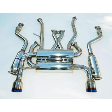JDMuscle Invidia [08-13 G37] Gemini Cat-Back Exhaust with Rolled Titanium Tips - Coupe