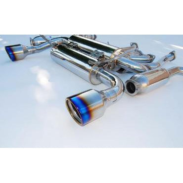 JDMuscle Invidia [03-09 350Z] Gemini Cat-Back Exhaust - Rolled Titanium Tips