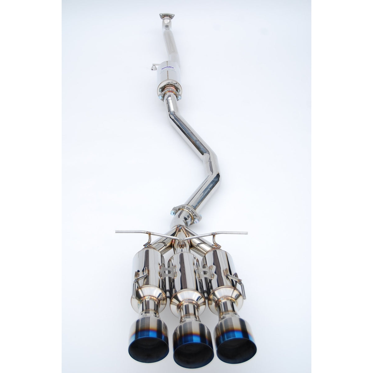 JDMuscle Invidia [17-21 Civic Si] Gemini Cat-Back Exhaust - Triple Titanium Tips