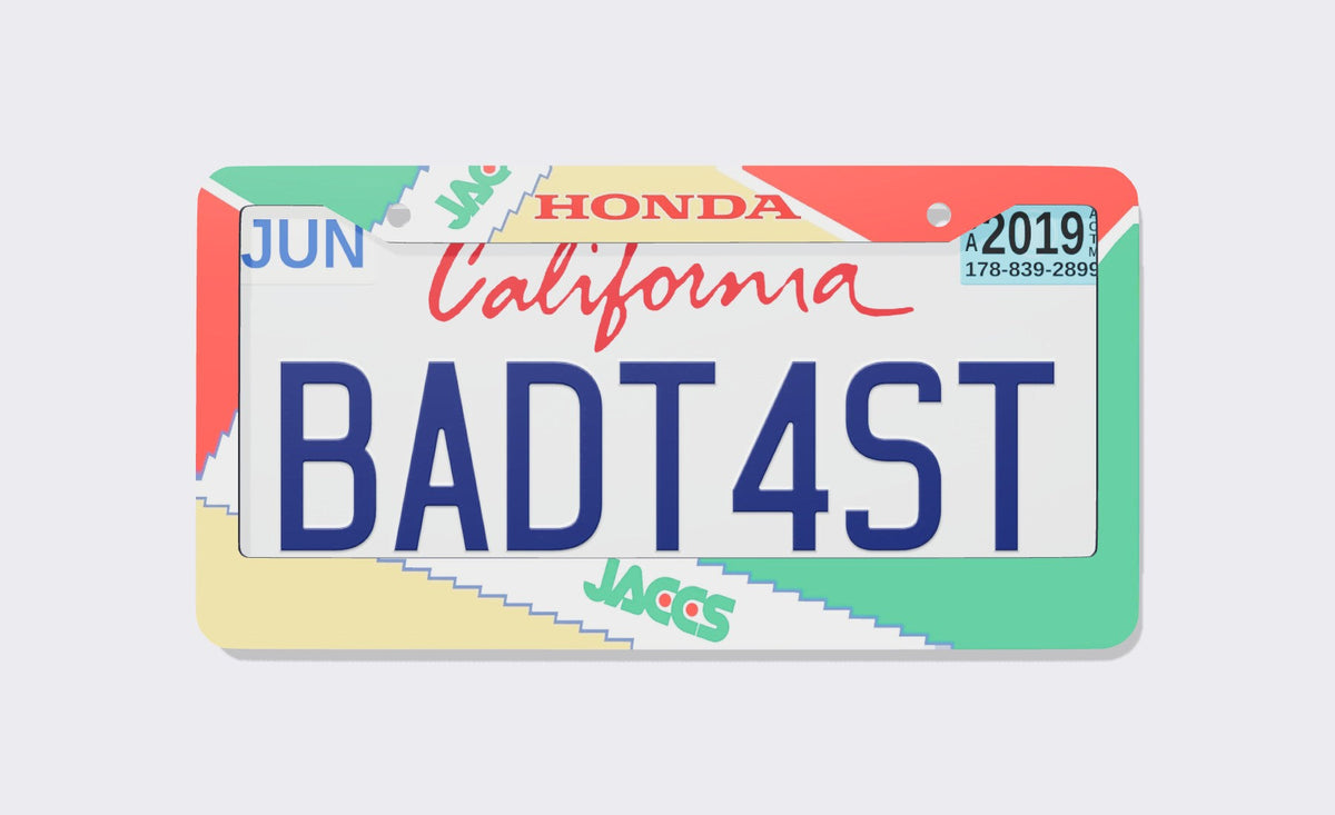 JACCS Honda License Plate Frame