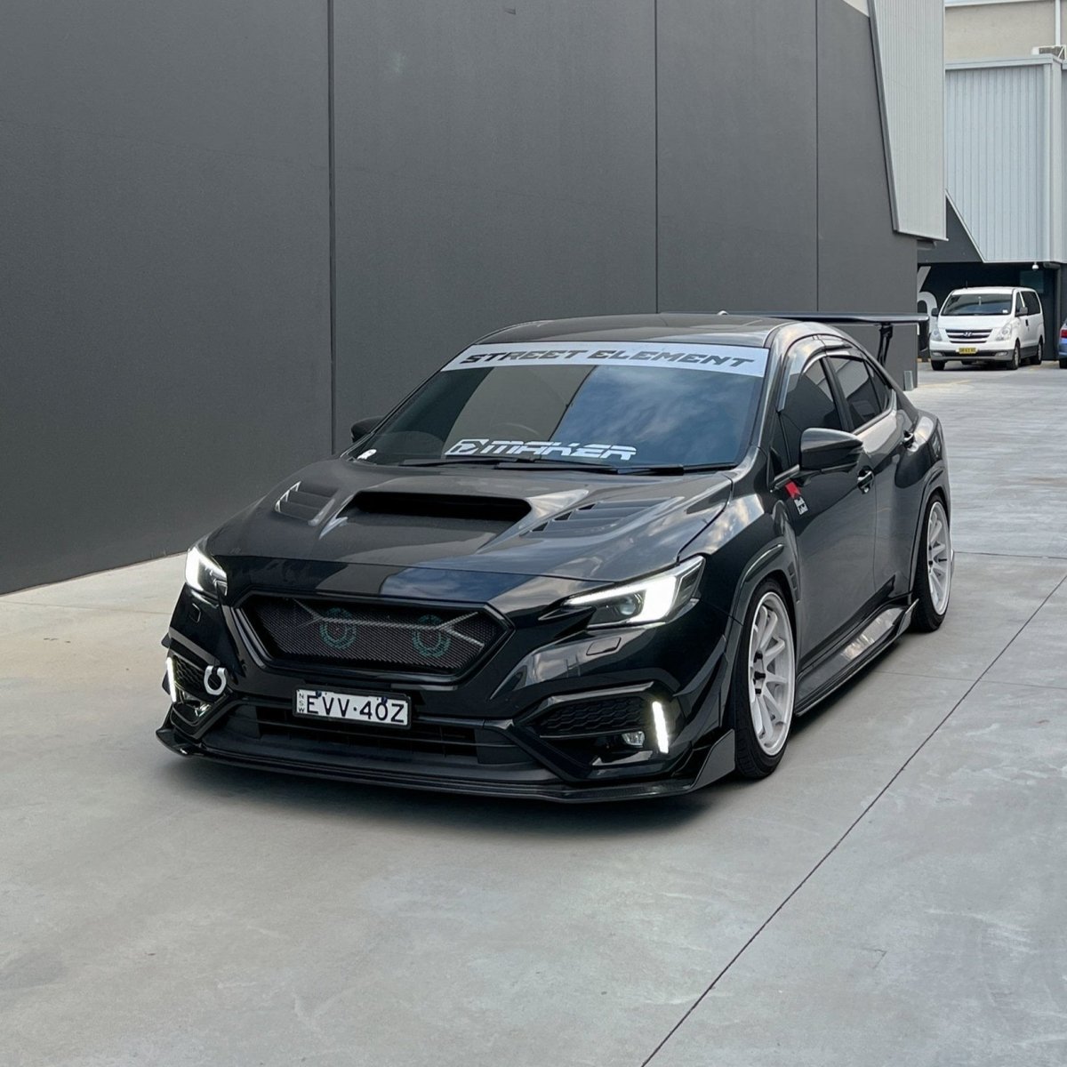 JDMuscle [22-26 WRX] Carbon Fiber V2 Front Bumper Lip
