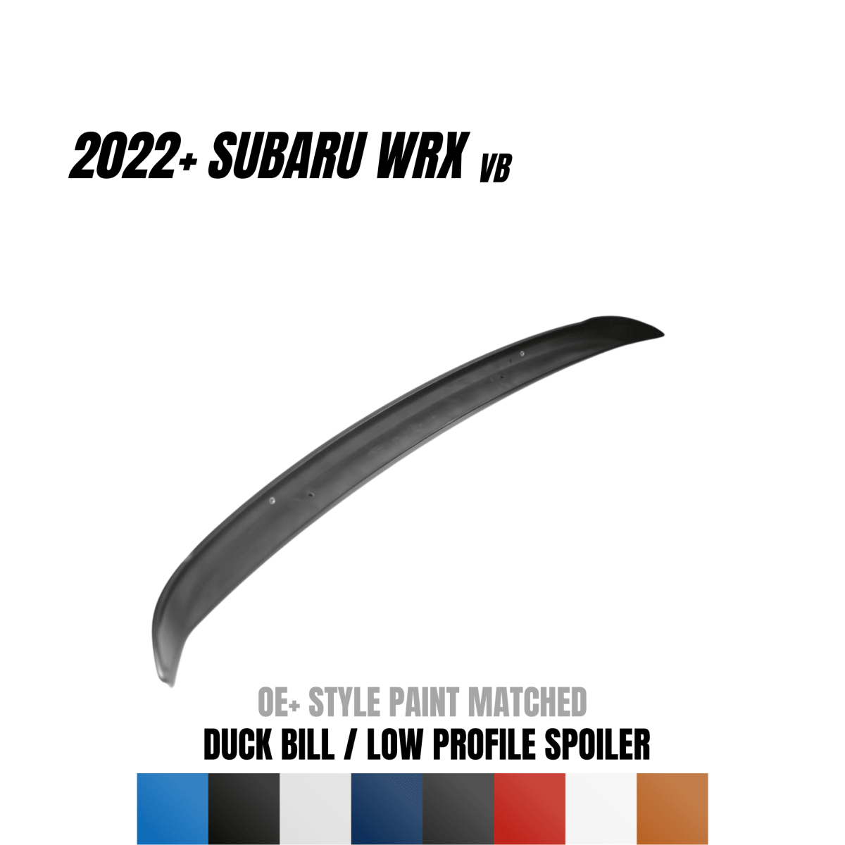 JDMuscle [22-26 WRX] Spec STI Duck Bill Spoiler| Paint Matched