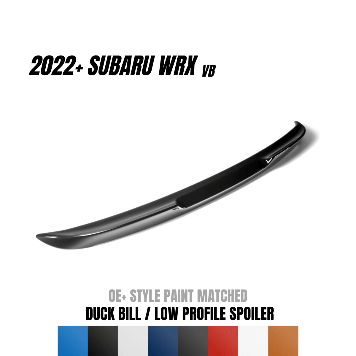 JDMuscle [22-26 WRX] Spec STI Duck Bill Spoiler| Paint Matched