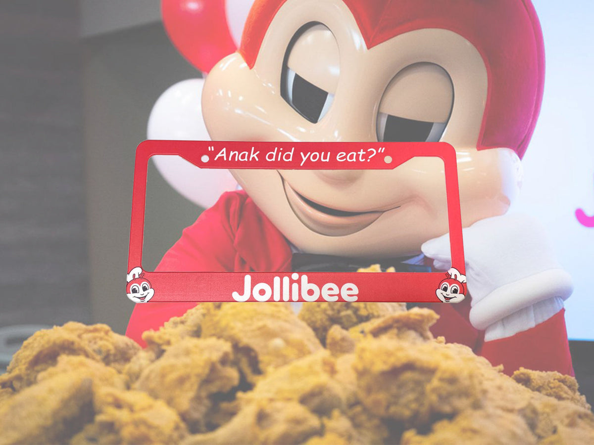 Jollibee License Plate Frame