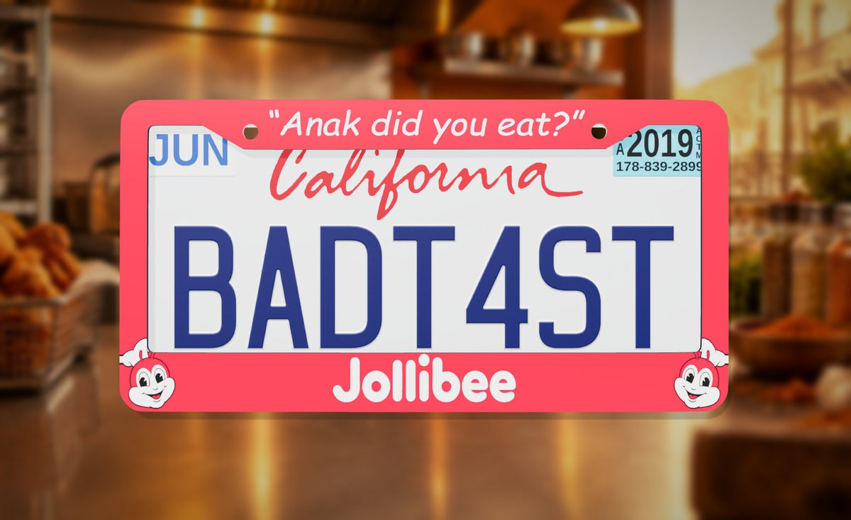 Jollibee License Plate Frame