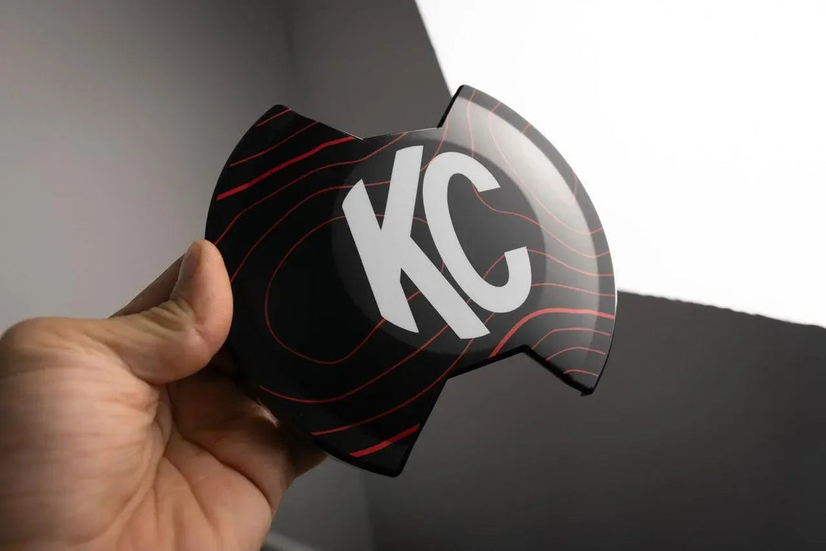 KC HiLITES 8" SlimLite LED Cover Topo Overlays - Universal