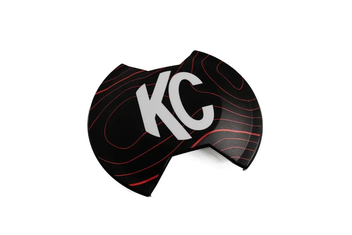 KC HiLITES 8" SlimLite LED Cover Topo Overlays - Universal