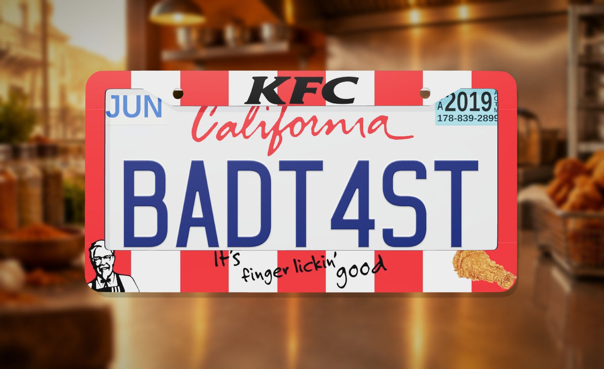 KFC License Plate Frame