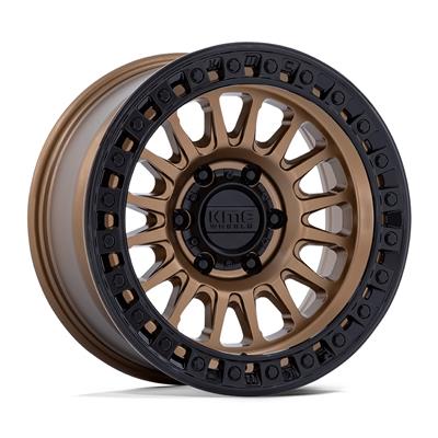 KMC Wheel Alum Bronze KMC KM552 IMS Matte Bronze Wheels with Gloss Black Lip - S0853