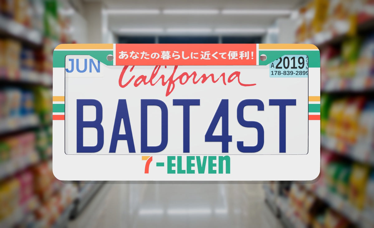 Konbini 7/11 License Plate Frame