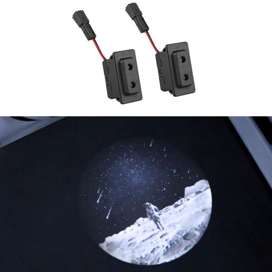 Tesery LED Courtesy Door Projector Puddle Lights for Tesla Model 3 / Y