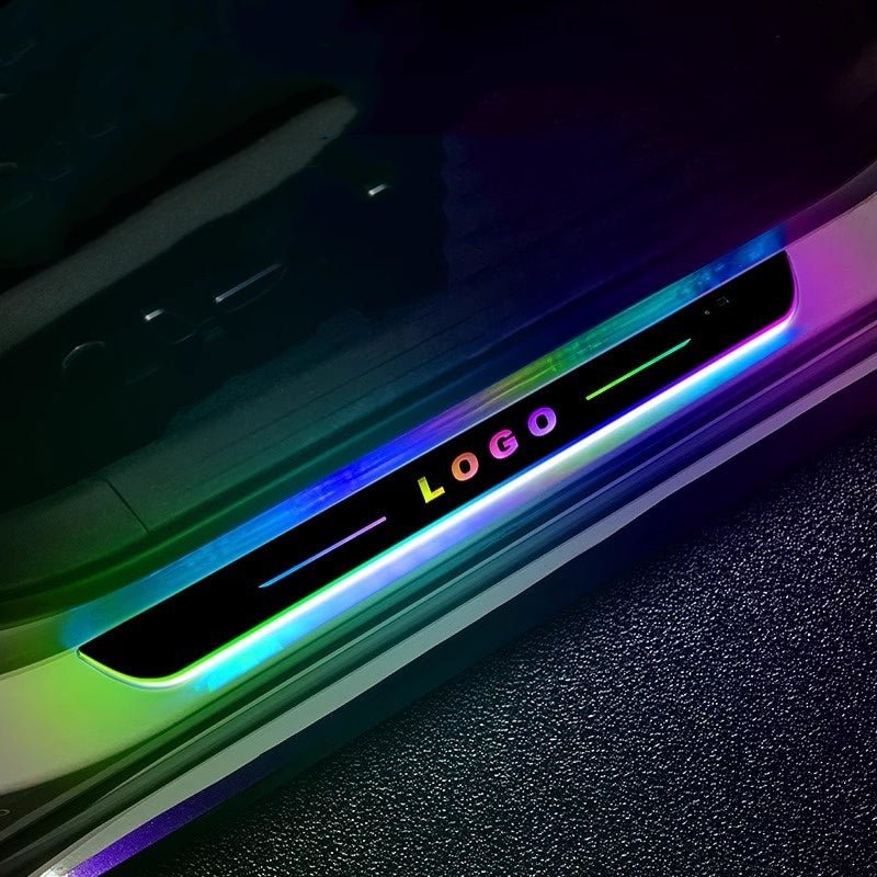 Tesery LED Illuminated Door Sill Protector for Cybertruck