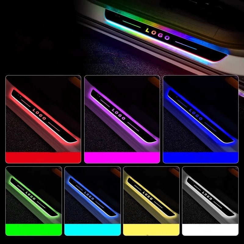 Tesery LED Illuminated Door Sill Protector for Cybertruck