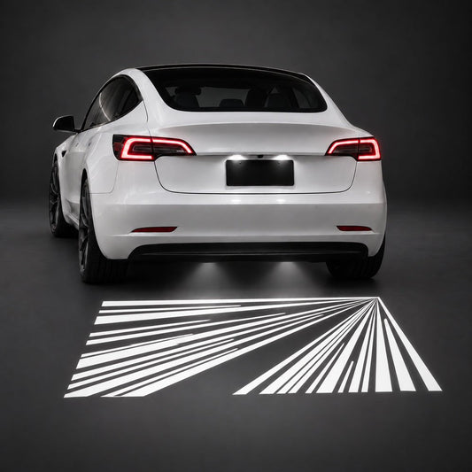 Tesery License Plate Projection Lights for Model 3 Highland/Model Y