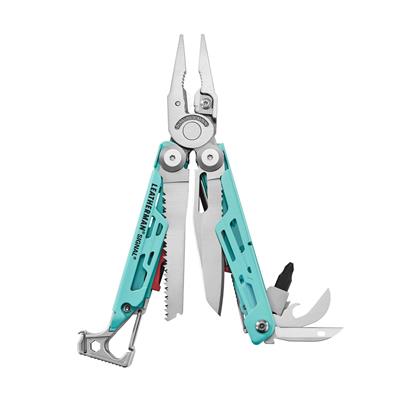 Leatherman Multi-tools and Knives, Aqua-silver, Signal - 833185