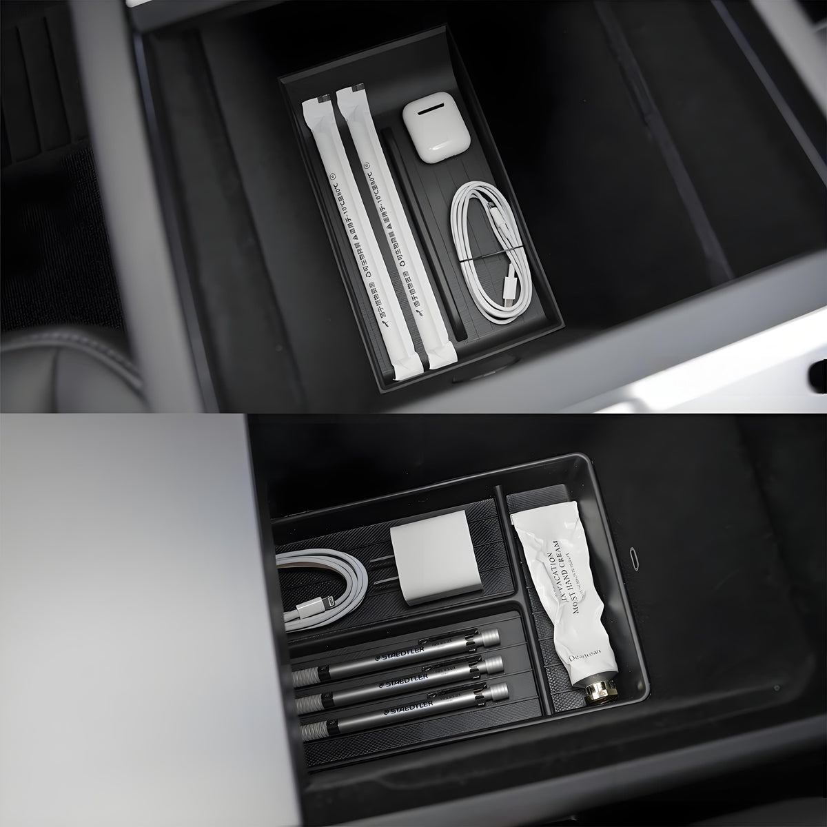 Tesery Lower Center Console Storage Organizer for Model Y Juniper& Model YL 2026+