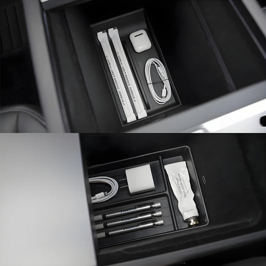 Tesery Lower Center Console Storage Organizer for Model Y Juniper& Model YL 2026+