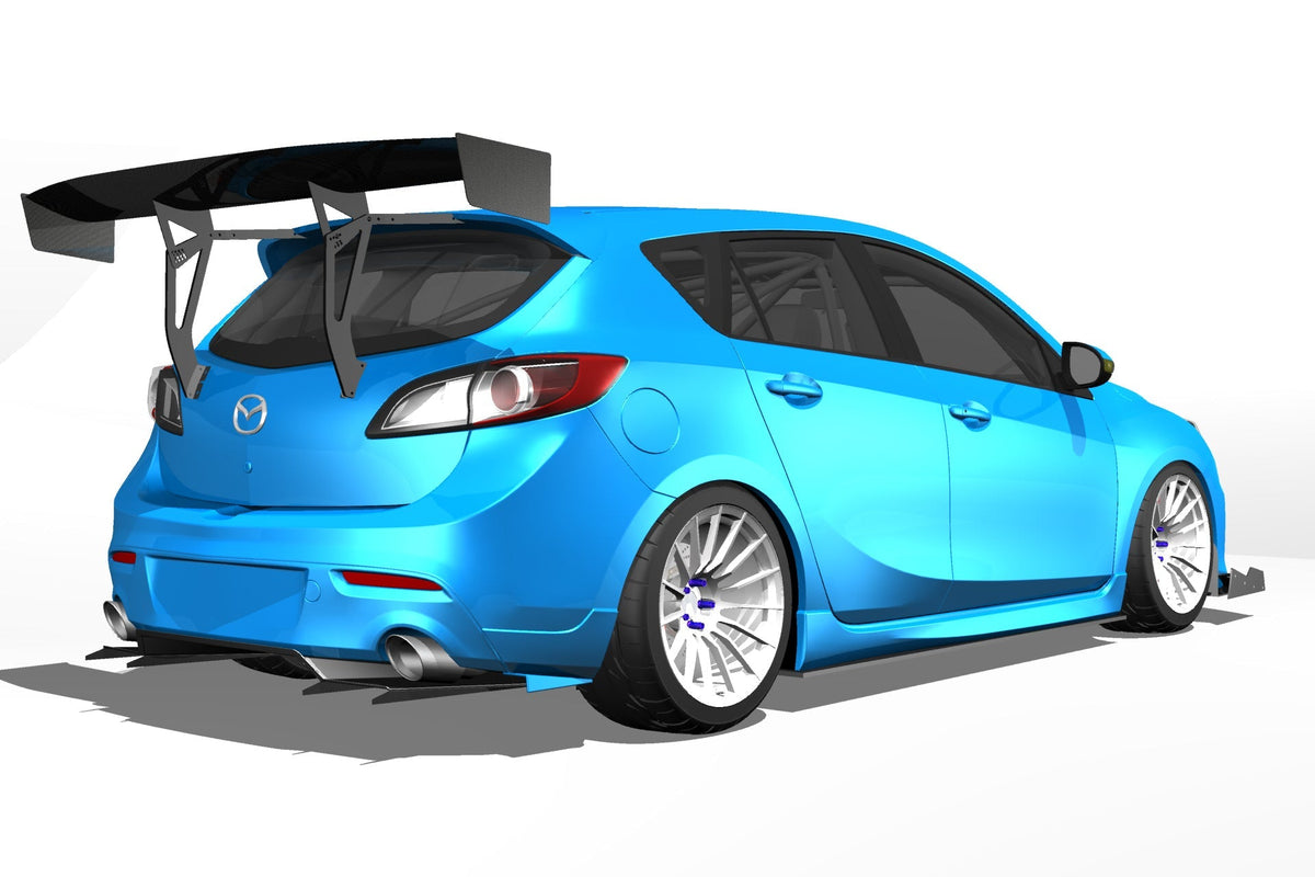 FAST GT Wing – Mazdaspeed3 Gen2 (BL, 2010-2013)