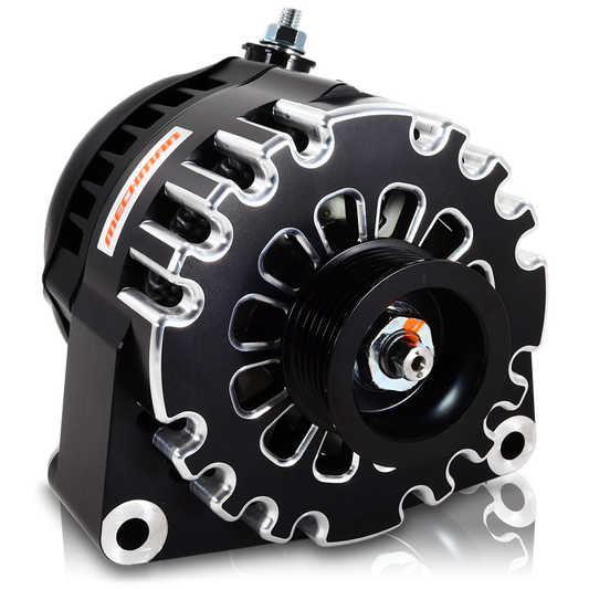 Mechman 170 Amp High Output Alternator 1996-2004 GM Truck 4.3L 4.8L 5.3L 5.7L 6L - Black Billet