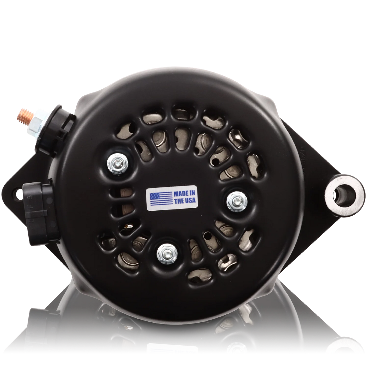 Mechman 170 Amp S Series Billet Racing Alternator 1979-2004 Ford 6/12 Ford 6S - Black - image 2