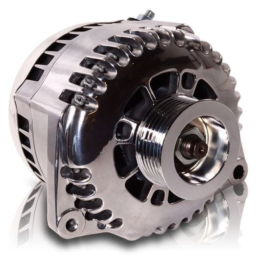 Mechman 240 Amp 6-Phase High Output Alternator 1988-1995 GM Truck - Polished