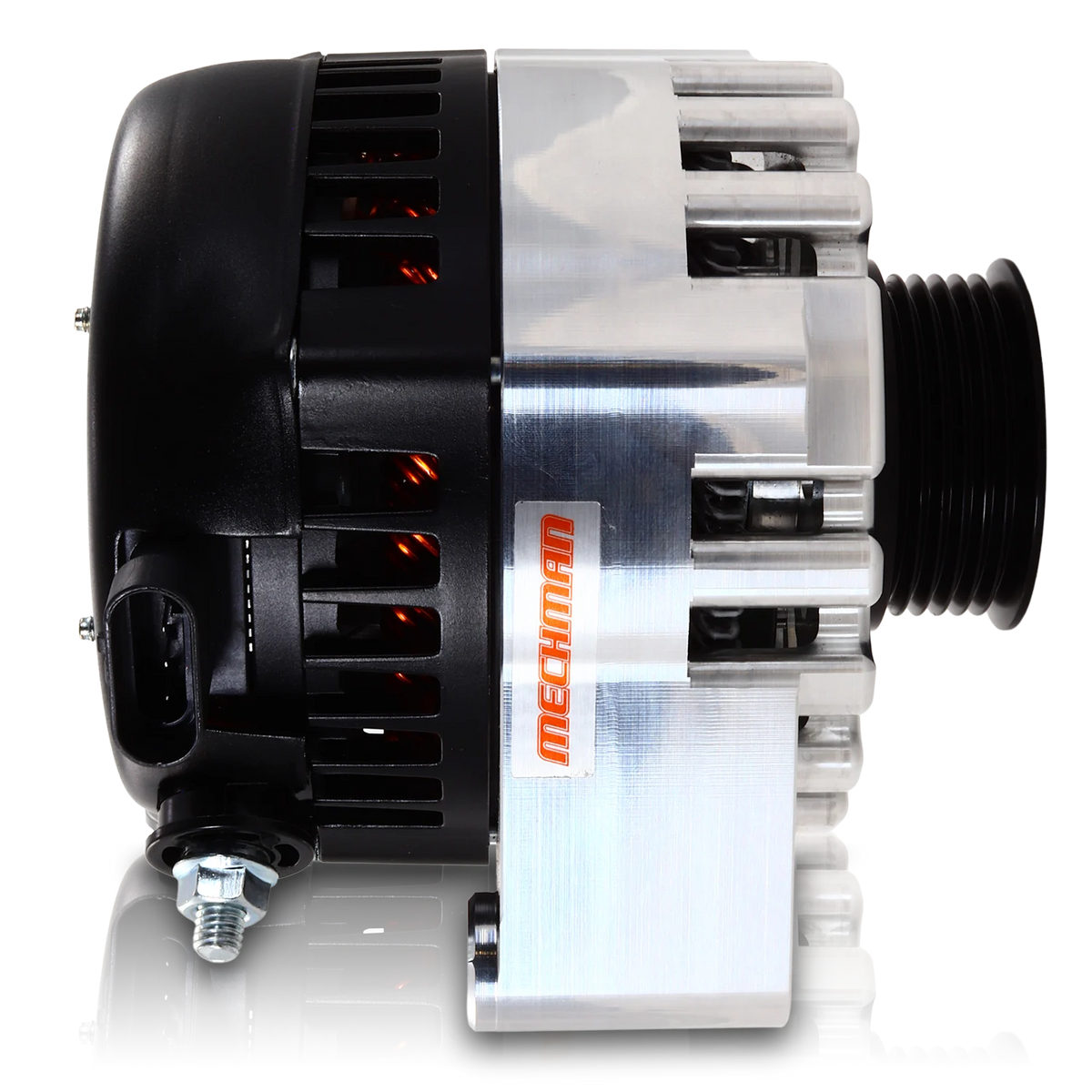 Mechman 240 Amp Billet Racing Alternator C5 / C6 Corvette 5.7L 6.2L - Machined - image 2