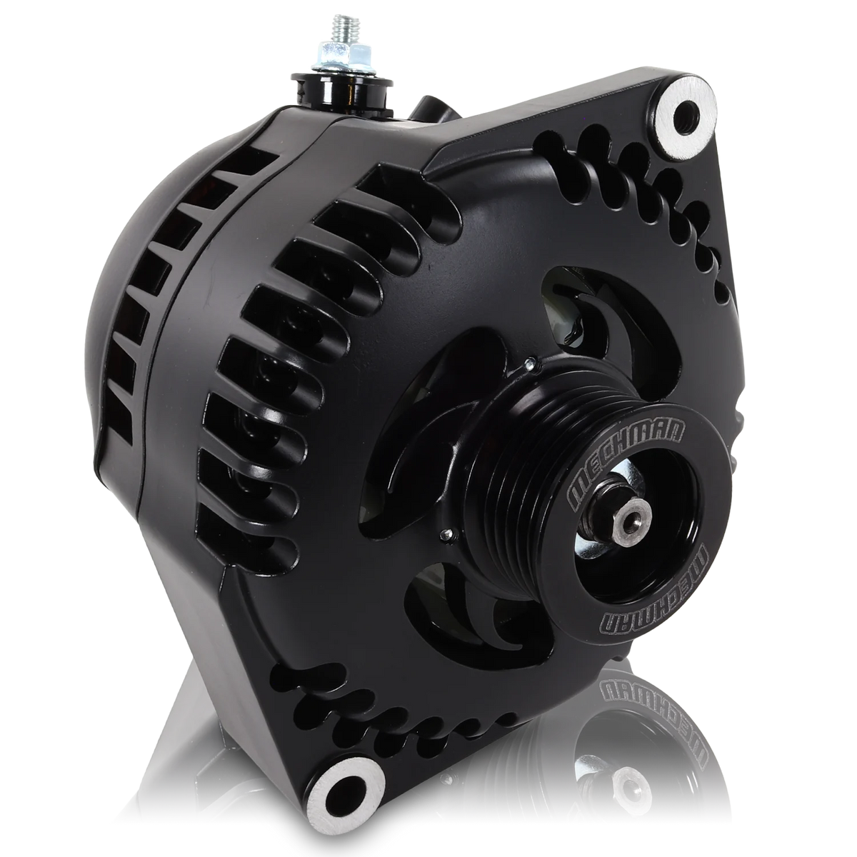 Mechman 240 Amp Racing Alternator 1965-1985 GM - Black