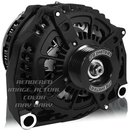 Mechman 320 Amp High Output Alternator 1996-2004 GM Truck 4.3L 4.8L 5.3L 5.7L 6L - Black