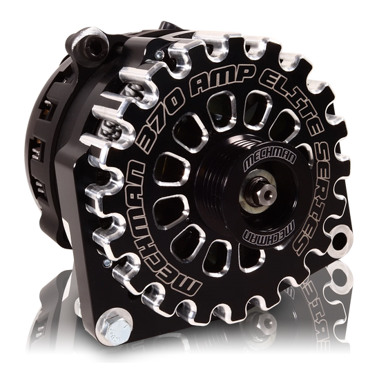 Mechman 370 Amp Elite Series Alternator 1987-1995 GM Truck / SUV - Black