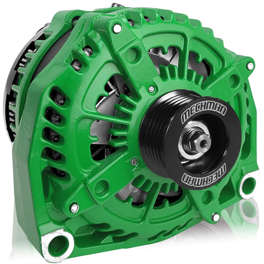 Mechman 400 Amp High Output Alternator 1996-2004 GM Truck 4.3L 4.8L 5.3L 5.7L 6L - Green