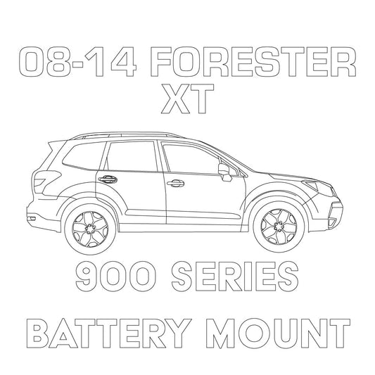 MeLe Design 2008-2014 Subaru Forester XT 900 Series Battery Mount