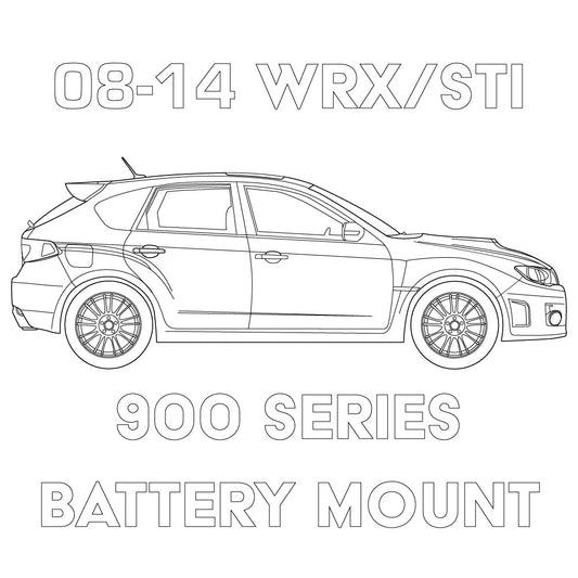 MeLe Design 2008-2014 Subaru WRX/STI 900 Series Battery Mount