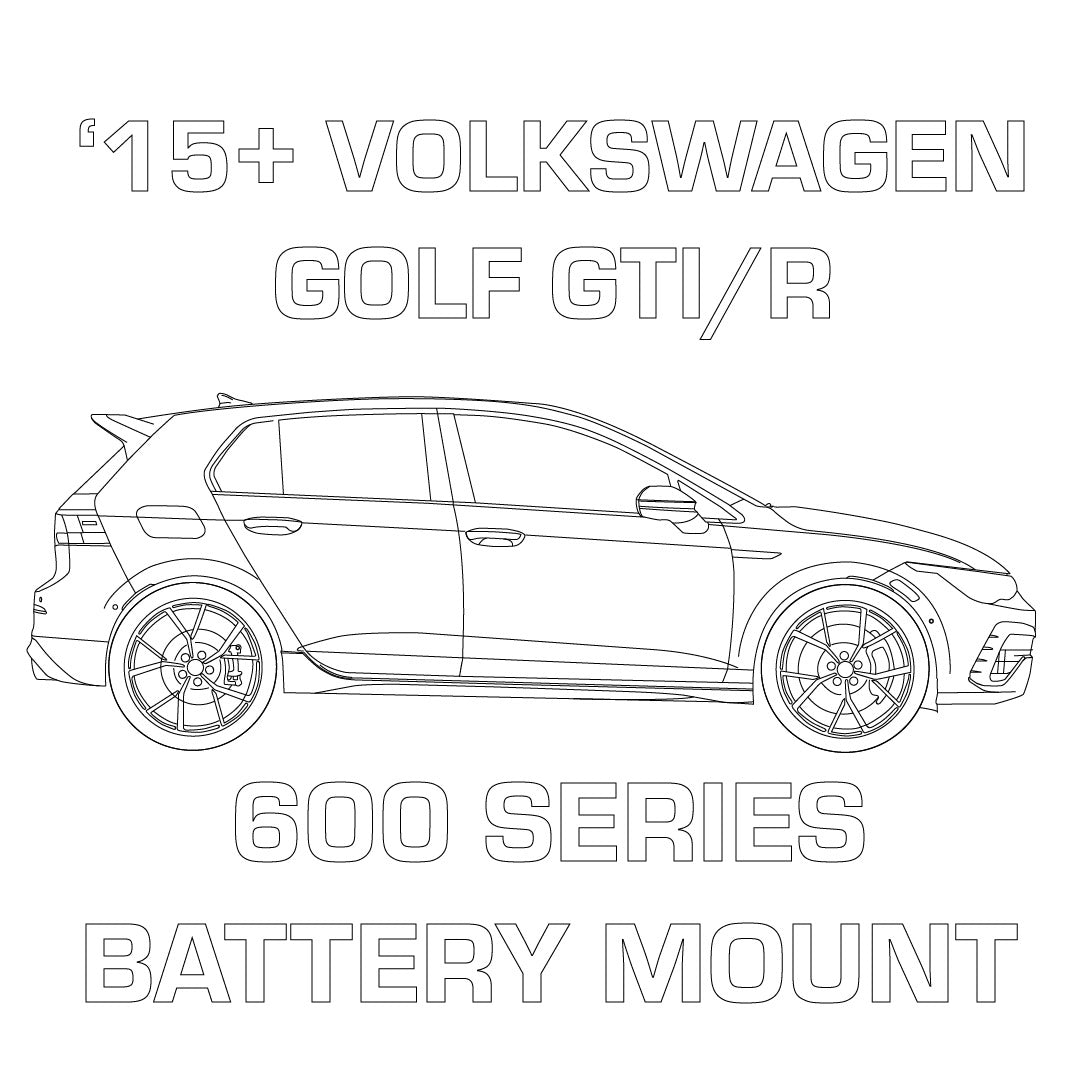 MeLe Design 2015+ Volkswagen Golf GTI/R Battery Mount