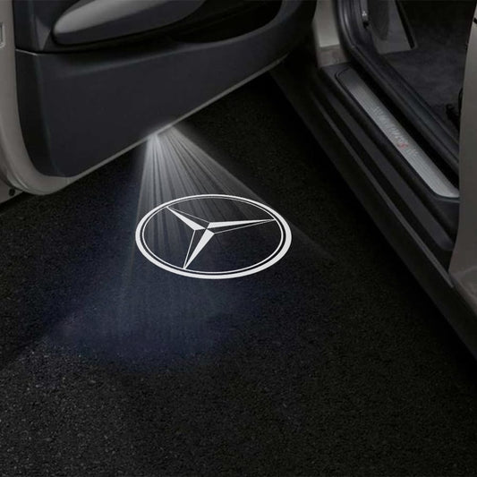 Mercedes-Benz C-Class 4th Gen C205 Premium Door Puddle Lights Various Designs 2017-2023