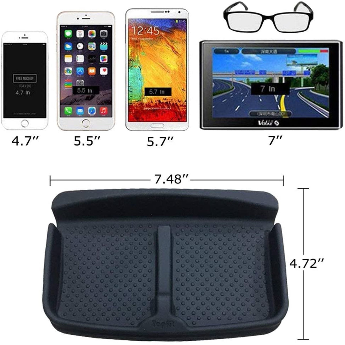 Tesery Mobile Phone Anti-skid Pad for Tesla Model 3/Y/S/X