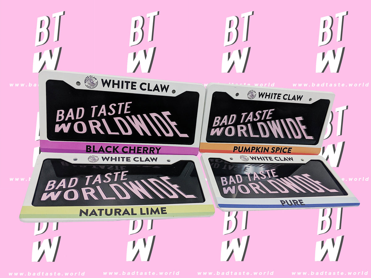 White Claw Plate Frame