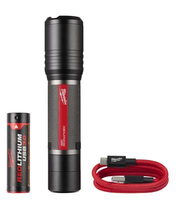Milwaukee REDLITHIUM USB 2, 000L Slide Focus Flashlights - 216221