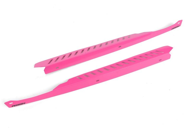 JDMuscle Perrin [08-14 WRX/STI, 08-11 Impreza] Fender Shroud Set - Hyper Pink