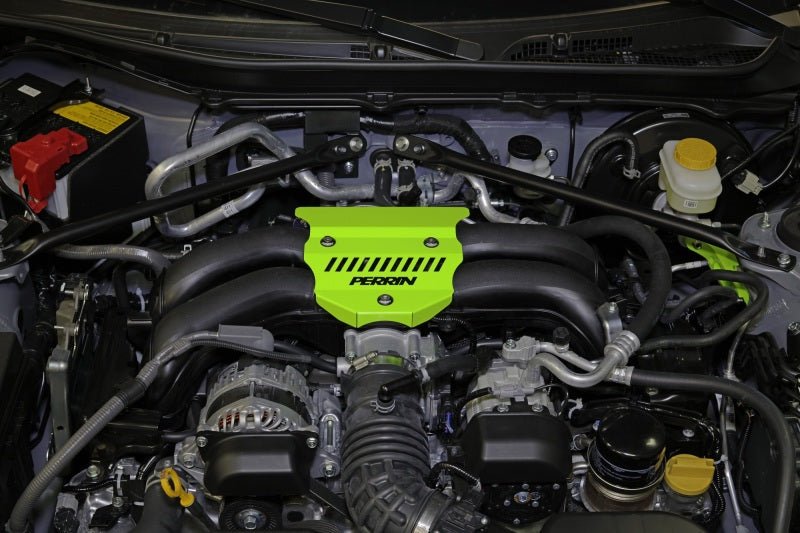 JDMuscle Perrin [22-26 BRZ/GR86] Engine Cover - Neon Yellow