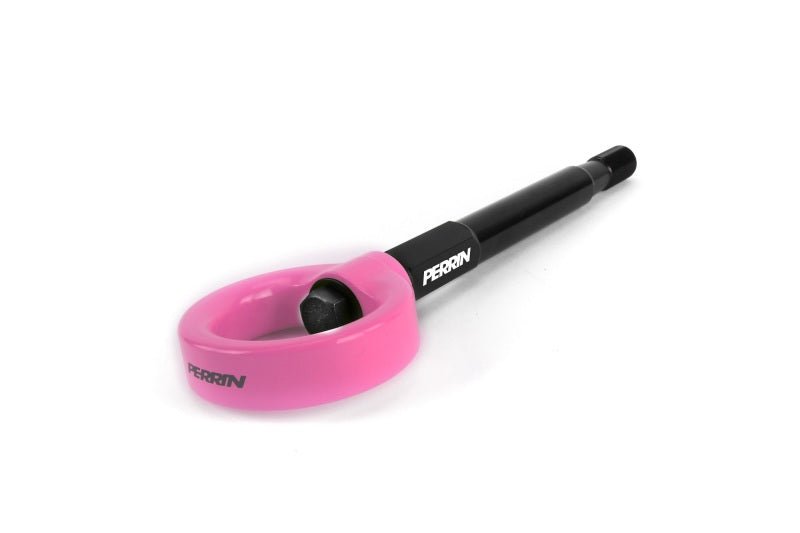 JDMuscle Perrin [22-26 WRX, 18-23 Crosstrek, 20-25 OBXT, 14-24 Forester, 17-23 Impreza] Front Tow Hook Hyper Pink